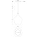 Victoria LED 7 inch Chrome Pendant Ceiling Light