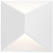Indio LED 7 inch White Exterior Wall Sconce