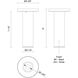Lorna LED 4.38 inch White Ceiling Mount Ceiling Light
