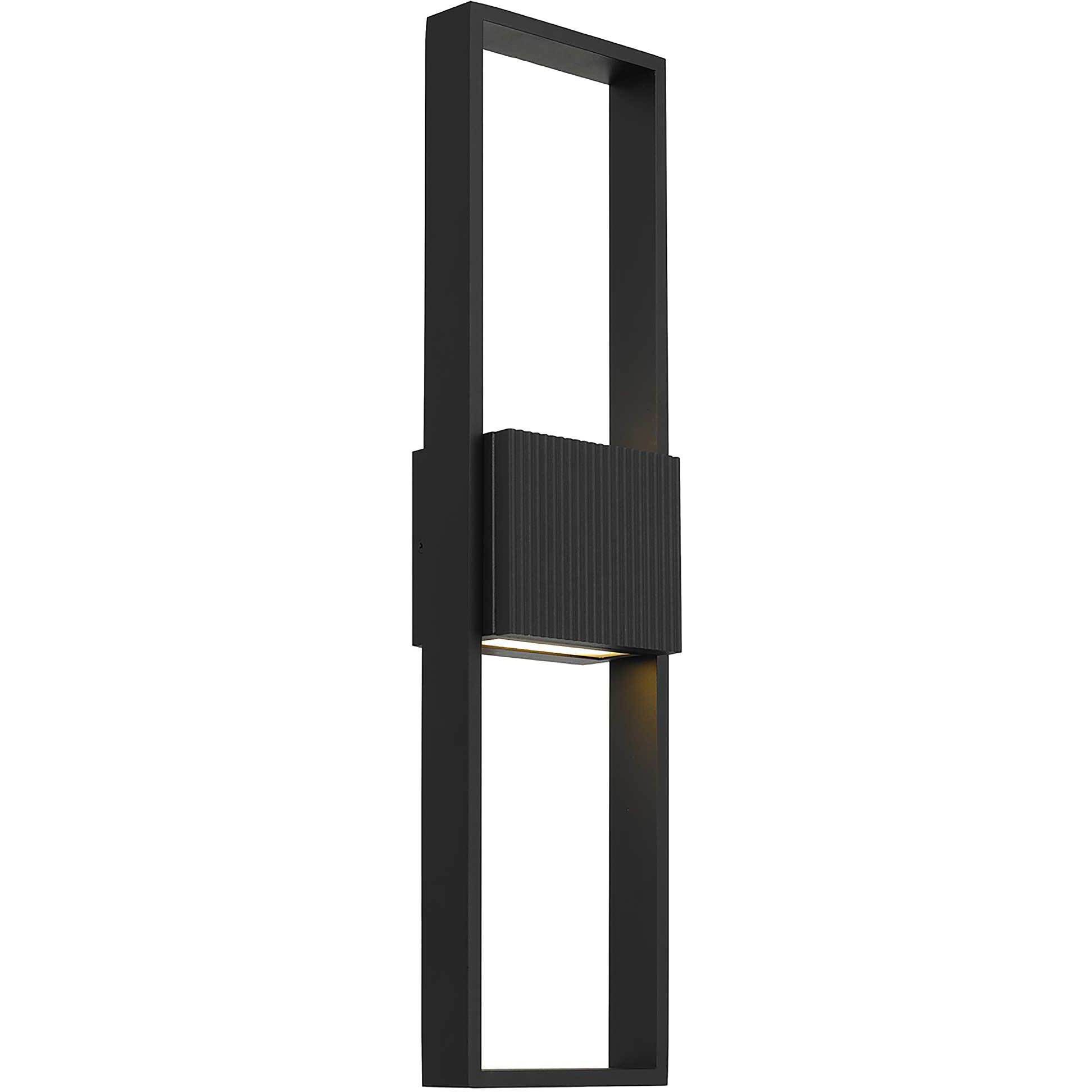 Miami LED 24 inch Sand Black Outdoor Wall Sconce