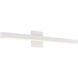 Vega LED 37 inch White Vanity Light Wall Light in 2700K