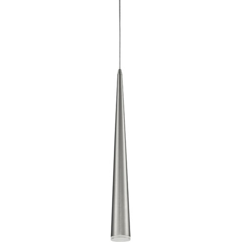 Mina LED 2.75 inch Brushed Nickel Pendant Ceiling Light