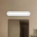 Arco LED 24.13 inch White Bath Vanity Light Wall Light