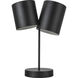Keiko 18.5 inch 120 watt Black Table Lamp Portable Light