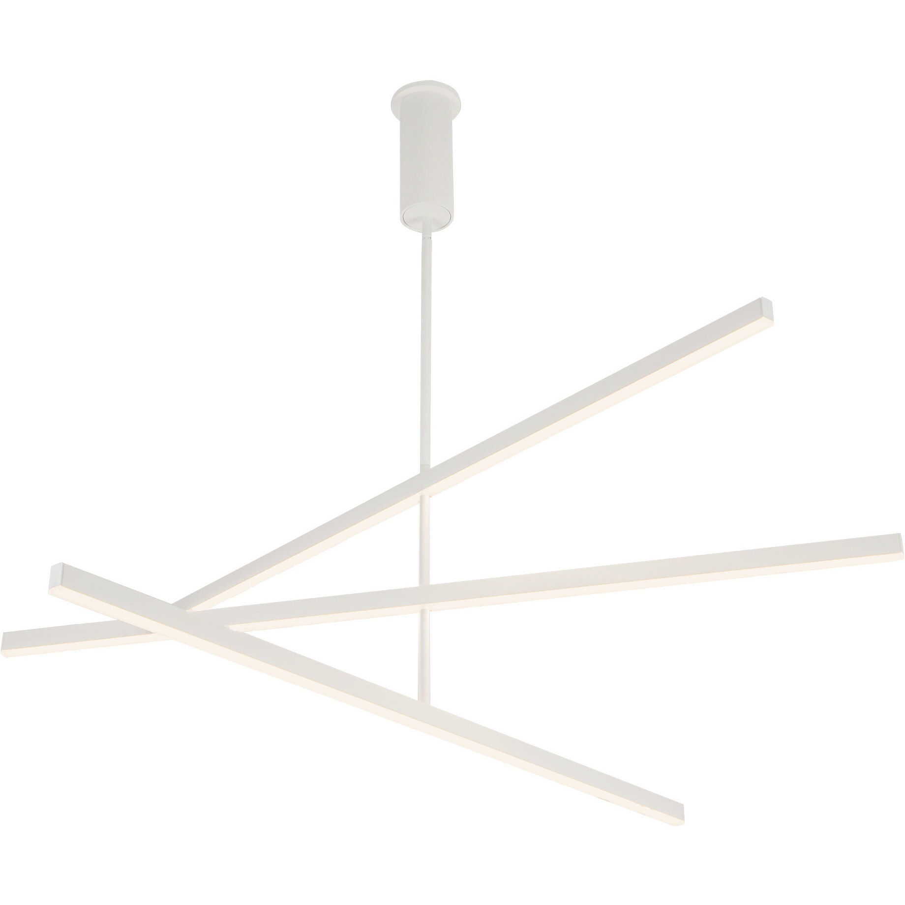 Vega LED 0.75 inch White Chandelier Ceiling Light