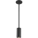 Nordic LED 2.63 inch Black Exterior Pendant