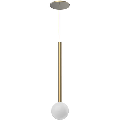 Elixir LED 4 inch Brushed Gold Pendant Ceiling Light