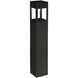 Sonoma 120-277V 24.00 watt Black Bollard