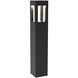 Sonoma 120-277V 24.00 watt Black Exterior Bollard