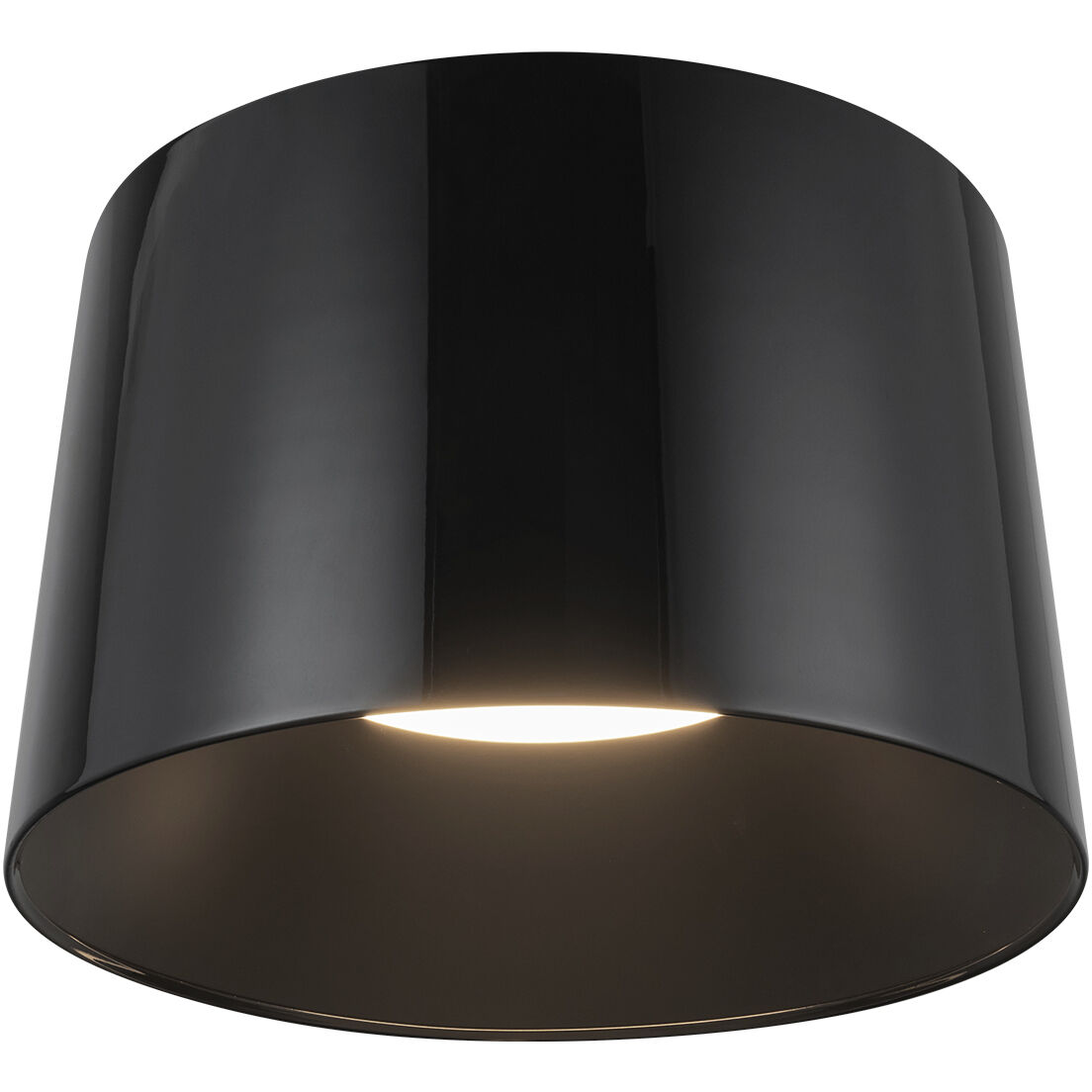 Etta LED 13.88 inch Jet Black Flush Mount Ceiling Light