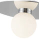 Elixir LED 9.88 inch Chrome Flush Mount Ceiling Light