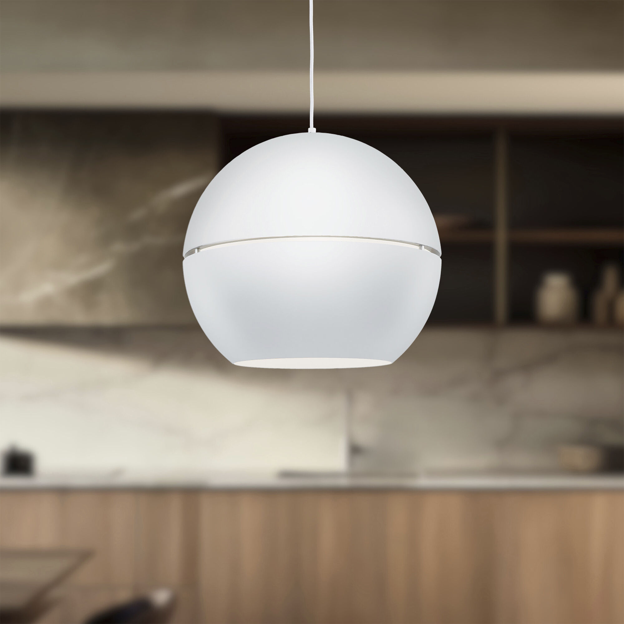 Lucas Pendant Ceiling Light in White