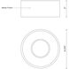Lucci LED 4.75 inch White Flush Mount Ceiling Light