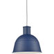Irving 1 Light 15.75 inch Indigo Blue Pendant Ceiling Light