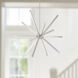 Sirius LED 54.38 inch Brushed Nickel Chandelier Ceiling Light