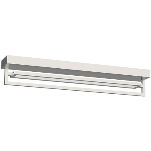 Mondrian LED 3.25 inch Brushed Nickel Semi-Flush Mount Ceiling Light