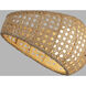 Lanai LED 25.13 inch Black Chandelier Ceiling Light