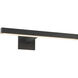 Vega Picture 13.00 watt 19 inch Black Wall/Picture Light Wall Light