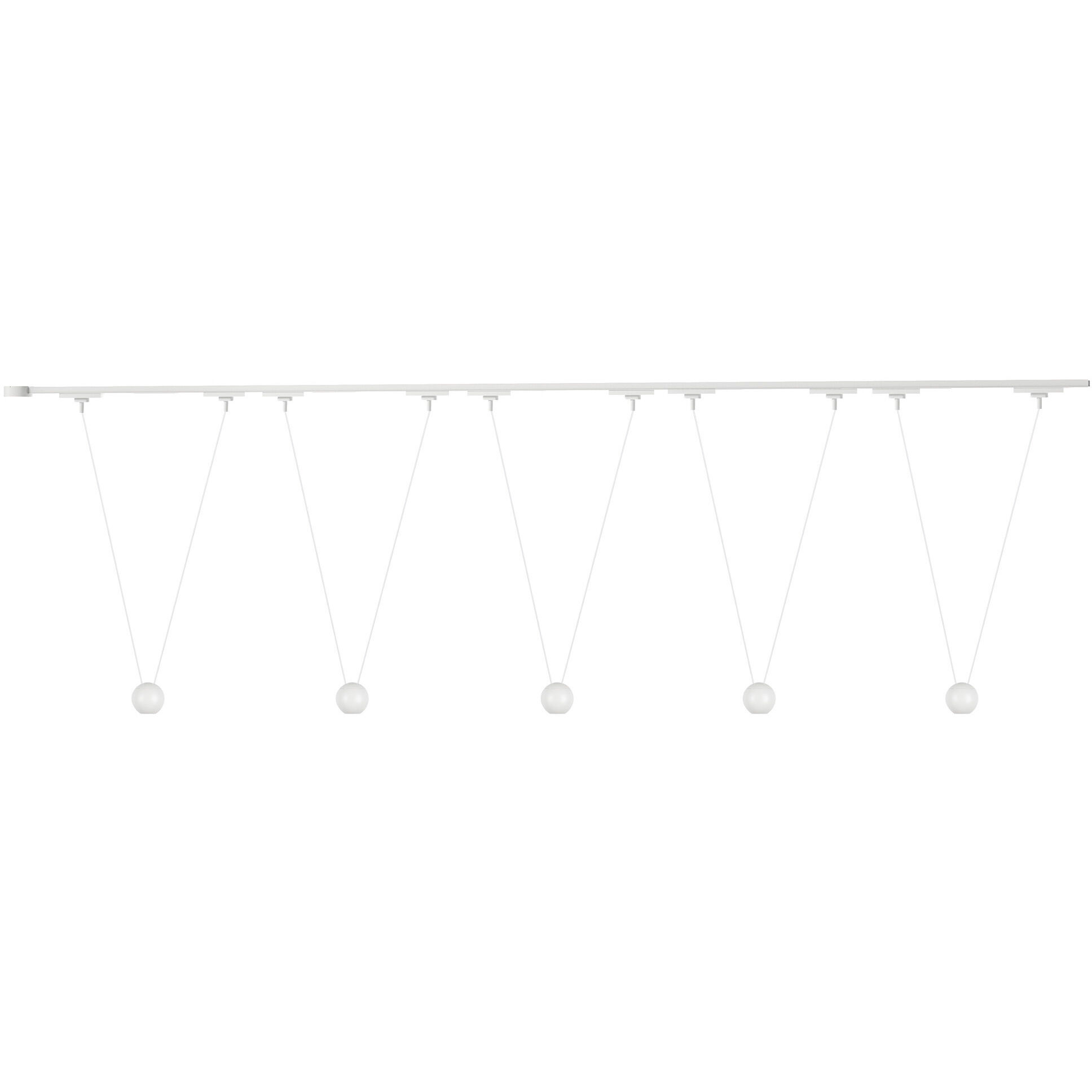 Faria Double 120 White Trilo Track Ceiling Light