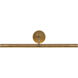 Slender 15 watt 24.13 inch Vintage Brass Picture Light Wall Light