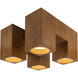 Bosco 15 inch Natural Oak Flush Mount Ceiling Light