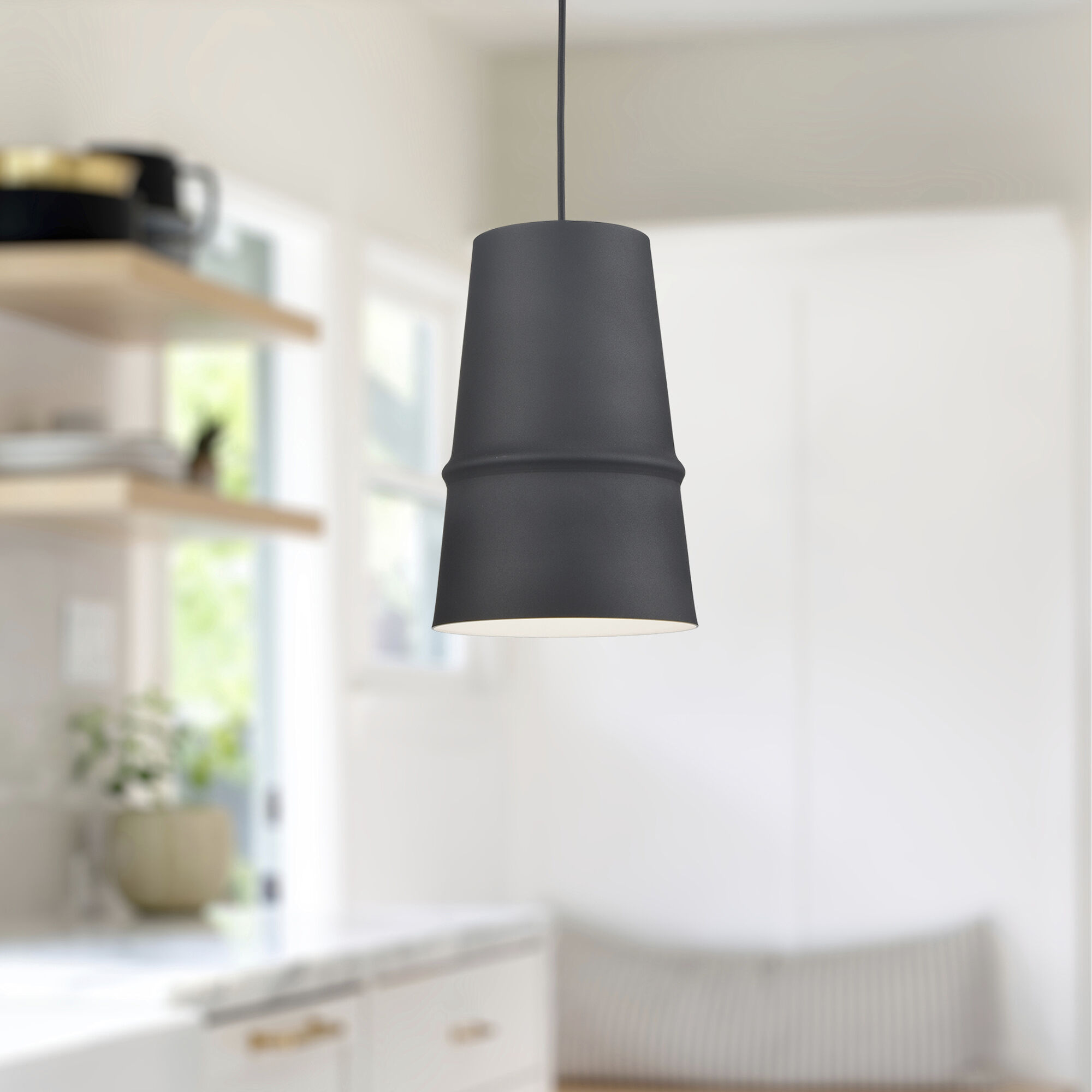 Castor 1 Light 7.88 inch Black Pendant Ceiling Light