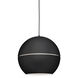 Lucas 1 Light 15.75 inch Black Pendant Ceiling Light