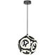 Magellan LED 24.5 inch Black Chandelier Ceiling Light
