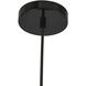 Hayden LED 7 inch Glossy Black Pendant Ceiling Light