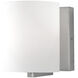 Bridgewater 1 Light 4.75 inch Brushed Nickel Bath Vanity Light Wall Light