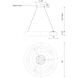 Cumulus LED 24 inch White Pendant Ceiling Light