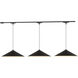 Luiz 120 Black Trilo Track Ceiling Light