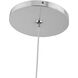 Motif LED 0.75 inch Chrome Pendant Ceiling Light