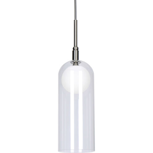 Stylo LED 4 inch Brushed Nickel Pendant Ceiling Light