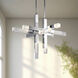 Martelo LED 30 inch Chrome Pendant Ceiling Light