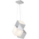 Tetra LED 11.38 inch Chrome Pendant Ceiling Light