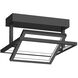 Mondrian LED 11.88 inch Black Semi-Flush Mount Ceiling Light