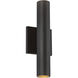 Lorna Wall Sconce Up/Down Light Wall Light in Black