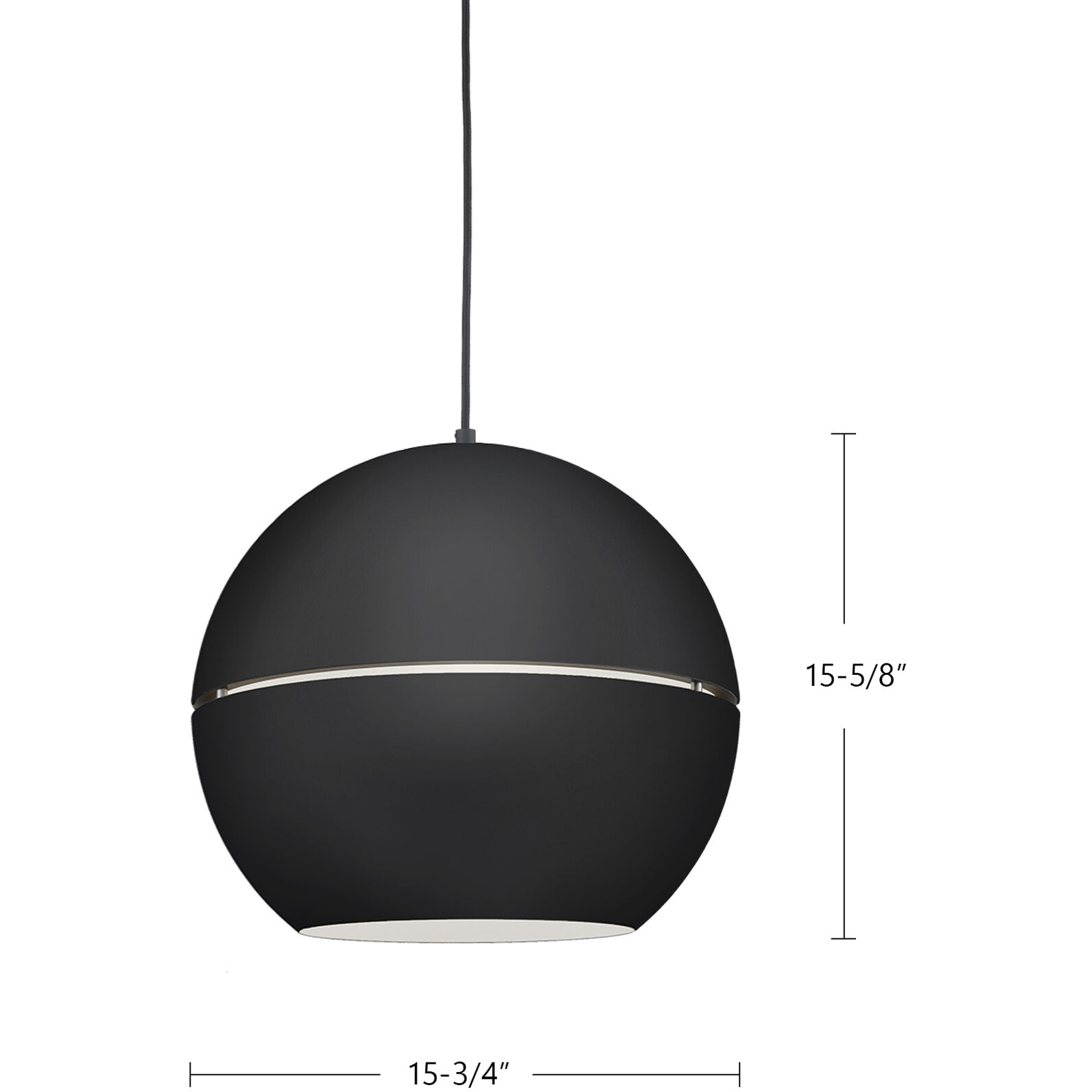 Lucas Pendant Ceiling Light in White