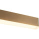 Vega 16 watt 22.88 inch Vintage Brass Wall/Picture Light Wall Light