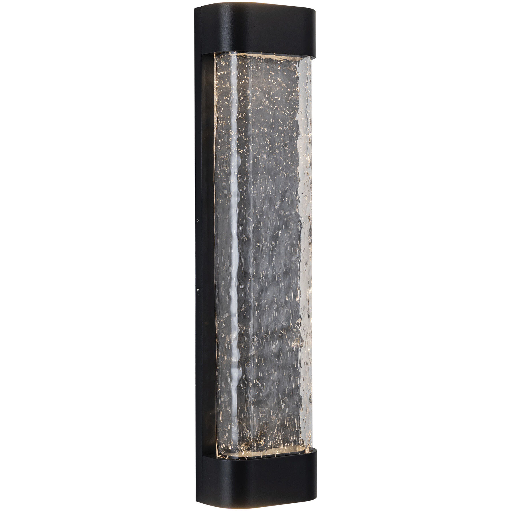 Moondew LED 24.13 inch Black Exterior Wall Sconce