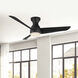 Thalia 54 inch Matte Black Hugger Fan