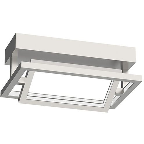 Mondrian LED 8 inch Brushed Nickel Semi-Flush Mount Ceiling Light