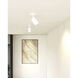 Barclay 1 Light 2.38 inch White Semi-Flush Mount Ceiling Light