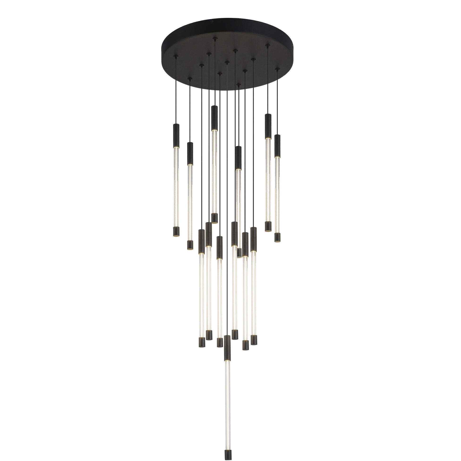 Motif Multi Pendant Ceiling Light in Black