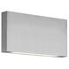 Mica LED 9.88 inch Brushed Nickel ADA All-terior Wall Light