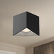 Cubix LED 5.63 inch Black/White Flush Mount Ceiling Light