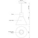 Vanier LED 11.5 inch Brushed Nickel Pendant Ceiling Light