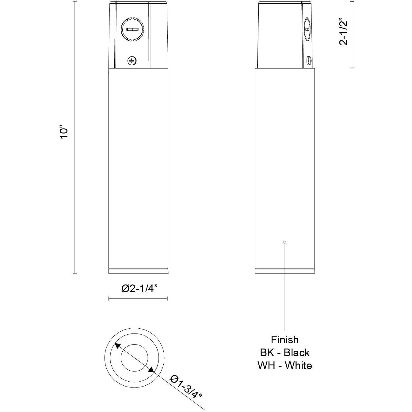 Lorna LED 2.25 inch Black Concrete Ceiling Mount Ceiling Light