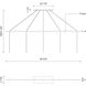 Marquee LED 0.63 inch White Linear Pendant Canopy System Ceiling Light
